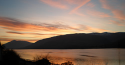 Burnlea House Bed and Breakfast Sunset Loch View